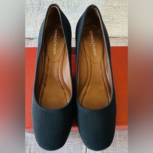 Donald  J Pliner Corin-D Crepe Block Fabric Patent Leather Pumps